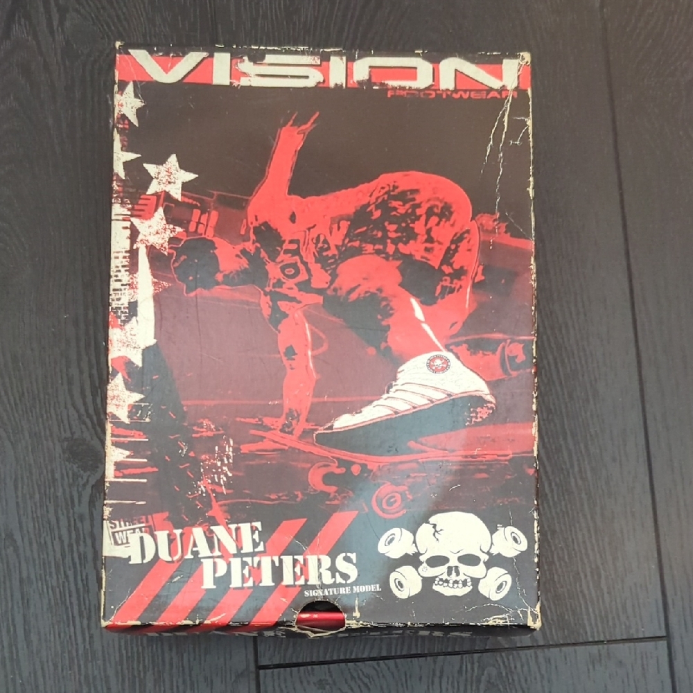 Duane Peters Vision Streetwear Skateboard Shoes In Box Sz 4 Boys, Women's Size 6